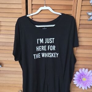 Torrid Vintage 2015 Black Graphic Tee with White Script